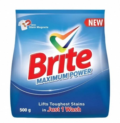 Brite Maximum Power 500g - Detergent Washing Powder